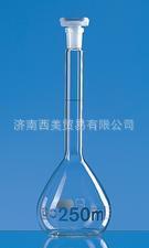 德国普兰德A级透明容量瓶(玻璃塞）,BRANDA级玻璃容量瓶