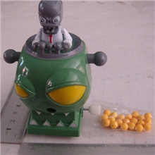 供应72D130-12植物僵尸系列玩具，功能独特，上链行走！