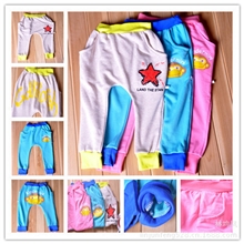 厂家直销童装长裤卡通棉料童装长裤批发秋冬新款中大童裤批发