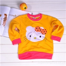 时尚百搭款童装加绒卫衣春秋装新款童装上市