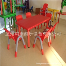温州厂家直销幼儿园塑料桌椅全新工程塑料桌椅儿童塑料桌椅
