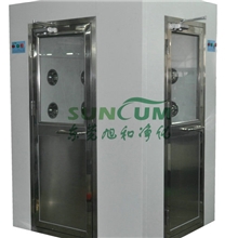 不锈钢双人风淋室，车间净化风淋室设备