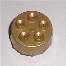 厂家现货供应五金配件矿用喷头铝制五眼喷头欢迎来电咨询