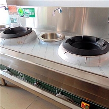 专业生产自助餐酒店餐饮设备，食堂炉灶之双炒一温节能灶