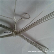 PVC透明优质环保包胶铁丝扎线直径0.45mm、宽度2.4mm