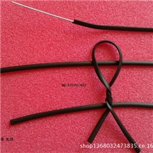 供应椭圆包胶扎带铁芯扎丝园林扎线扎口绳线