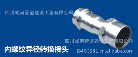 不锈钢双卡压式内螺纹转换接头