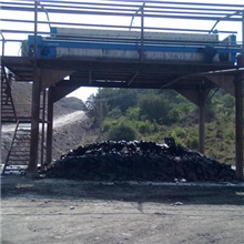 客户用压滤机的现场板框压滤机