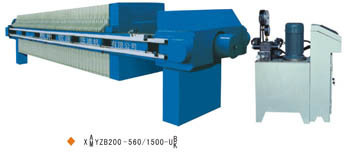自动拉板自动翻板自动保压压滤机