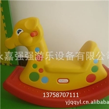 塑料摇马儿童木马儿童摇摇乐双色摇马加大加厚型冲钻特价