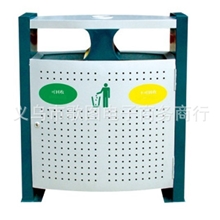 环卫废物桶冲孔式果皮箱户外环保垃圾桶分类垃圾箱公园保洁桶