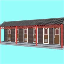 供应YC-4仿古型移动式厕所简易厕所临时厕所环保移动厕所