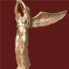 玻璃钢天使喇叭雕塑|天使雕塑摆件定做批发