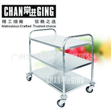 厂家直销不锈钢三层餐车,不锈钢服务车