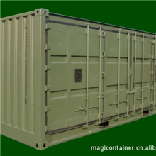 设计生产各种20尺单侧全开门集装箱，箱内地板设有固定环