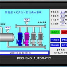 7寸触摸屏变频恒压供水控制器，厂家批发，5年现场工程师技术支持