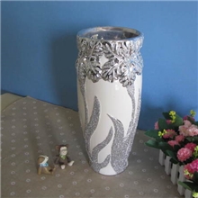 厂家直销欧式工艺品摆件电镀陶瓷花瓶家居装饰品批发XX810