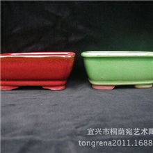 【注浆】现货4英寸红颜色注浆盆二件套