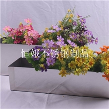 不锈钢长方形花器不锈钢办公花盆家居不锈钢花槽