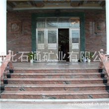 花岗岩大理石门套,幻彩红门套,幻彩红台阶踏步