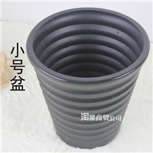 淘景大量批发塑料花盆仿真植物树假树使用抗摔防坏盆仿瓷小号盆