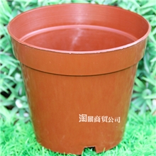 淘景特价供应仿真花卉植物专用中式小盆栽红色塑料装饰小红花盆