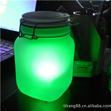 新奇特礼品工艺品双色阳光罐子批发阳光罐太阳能罐子月光罐