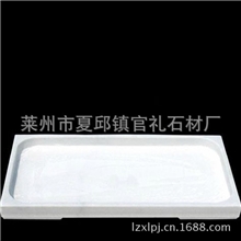 高质量汉白玉盆景盆质优价廉大量供应