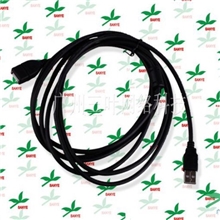3米USB延长线黑色标准USB2.0全铜线芯带铝箔屏蔽层