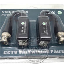 监控无源双绞线传输器400米无源双绞线传输器BNC接头卡口双绞线