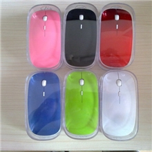 无线鼠标厂家供应超薄2.4G新苹果无线鼠标蓝光/红光价格优惠