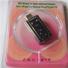 厂家声卡批发usb外置CM108贴片usb7.1声道物美价廉