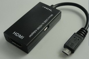 厂家专业生产MHL转接线MIRCOUSBMHL转HDMI三星HTC转接线