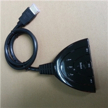 《厂家供应》HDMI分配器高清3进一出3切一切换器HDMI切换器