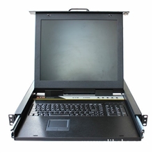 捷尔源KVM-1716HKVM一体机折叠式KVMKVM切换器VGAKVM