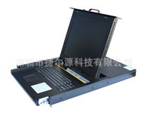 捷尔源KVM-1901HKVM一体机折叠式KVMKVM切换器VGAKVM