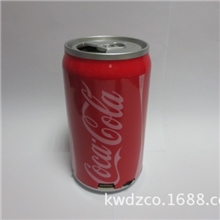 易拉罐可乐迷你插卡音响便携插卡小音箱MP3低音炮音乐播放器