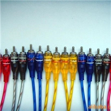 供应透明RCA音视频线AV连接线(图)