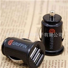 厂家供应格里芬高档黑色商务型车载充电器