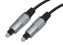 优质供应厂家直销金属头toslink塑料光纤