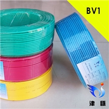 厂家直销津瓯纯铜电线电缆国标塑铜线BV1.0平方照明用线190米/卷