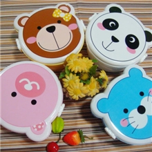 可爱卡通饭盒便当盒动物造型饭盒双层学生饭盒熊猫微波盒