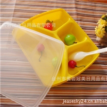 四格便当盒员工餐盒成人饭盒外卖送餐产品可循环使用产品