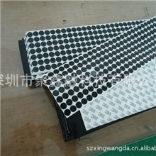 大量批发黑色橡胶单面背3M胶3M背橡胶防震橡胶背3M胶