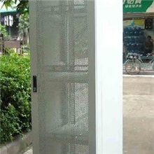 42U机柜/豪华标准19英寸/前后网孔门600*600*2米机柜