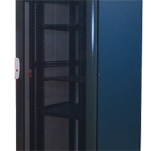 深圳标准19寸服务器机柜/厂家现货直供/600*800*37U豪华黑色机柜