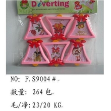 供应铃相架贴圣诞节相框铃铛形相框