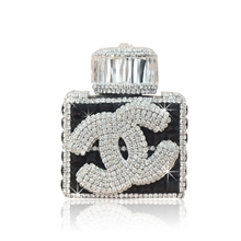 汽车香水车载香水汽车香水瓶国际品牌香奈镶水钻爪链儿