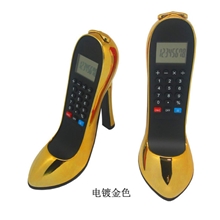 土豪金色创意鞋子计算器外观时尚迷你可爱卡通计算器特价批发