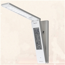 厂家直销LED健康护眼台灯可折叠带闹钟时间功能LED台灯万年历